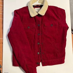 Red Corduroy Jacket